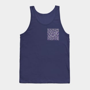 Broken Tiles Mosaic Pattern Light Purple Color Background GC-120-5 Tank Top